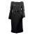 Burberry Prorsum Black Lim. Ed. Collection Raffia Trench Coat