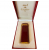 Cartier GOLD PLATED AND RED LACQUER GAS LIGHTER