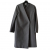 Cos Grey classic layered coat