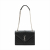 Saint Laurent Envelope Medium Quilted Embossed Leather Shoulde Bag Black