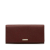 Burberry AB Burberry Red Bordeaux Calf Leather Long Wallet United Kingdom