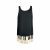 Moschino Cheap & Chic by Moschino 1990s vintage dress in black with piano keyboard hem 