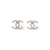 Chanel CC Rhinestone Earrings