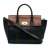 Mulberry AB Mulberry Blue Dark Blue with Brown Calf Leather Bayswater Tricolor Satchel Turkey