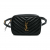Saint Laurent Sac à ceinture Lou en cuir de veau noir Monogramme Italie