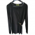Versace Jeans Black T-Shirt, long sleeves, chain detail