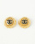 Chanel Earrings Gold Plate Clip On