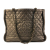 Chanel B Chanel Brown Bronze Calf Leather CC Quilted skin Istanbul Tote Italy