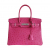 Hermès Tasche Hermes Birkin 30 Straußenleder rosa