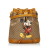 Gucci AB Gucci Brown Beige Coated Canvas Fabric Mini GG Supreme Mickey Mouse Bucket Bag Italy