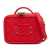 Chanel AB Chanel Red Caviar Leather Leather Small Caviar Filigree Vanity Case Italy