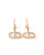 Christian Dior CD Rhinestone Earrings