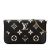 Louis Vuitton AB Louis Vuitton Black Monogram Empreinte Leather Monogram Empriente Bicolor Pochette Felicie Italy