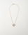 Fendi F Rhinestone Necklace