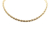 Christian Dior AB Dior Gold with Silver Gold Plated Metal Rope Chain Necklace Germany