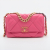 Chanel 19 Medium Matelassè Lambskin Leather 2-Ways Flap Handbag Pink