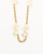 Chanel Logo Charm Gold-Plated Necklace