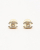 Chanel Coco Mark Rhinestone Earrings
