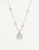 Gucci Interlocking G Flower Chain Silver Necklace