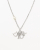 Christian Dior Logo Charm and Pearl Necklace
