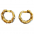 Cartier 18 ct gold hoop earrings