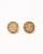Chanel Coco Mark Circle Chain Rhinestone Clip-on Earrings