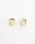 Celine Céline Logo Pearl Clip-on Earrings