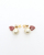 Christian Dior Tribal Pearl Heart Earrings