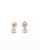 Chanel Coco Mark Rhinestone Flower Earrings