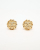 Chanel Coco Mark Circle Chain Rhinestone Clip-on Earrings