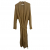 Adolfo Dominguez Manteau long en maille camel
