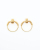 Chanel Coco Mark Hoop Clip-on Earrings