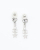 Chanel Coco Mark Rhinestone Dangling Earrings