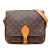 Louis Vuitton B Louis Vuitton Brown Monogram Canvas Canvas Monogram Cartouchiere GM France