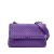 Bottega Veneta Purple Small Nappa Intrecciato Olimpia Shoulder Bag Italy