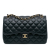 Chanel Classic Double Flap Jumbo Matelassè Lambskin Leather 2-Ways Flap Bag Blue