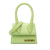 Jacquemus AB Jacquemus Green Light Green Calf Leather Croc Embossed skin Le Chiquito Satchel Italy