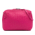 Bottega Veneta B Bottega Veneta Pink Hot Pink Nappa Leather Leather Nappa Intrecciato Nodini Crossbody Italy
