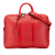 Gucci B Gucci Red Calf Leather Diamante Business Bag Italy