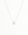 Christian Dior Twist Ring Logo Necklace
