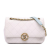 Chanel B Chanel White with Blue Light Blue Calf Leather CC Quilted skin Single Flap Italy