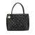 Chanel B Chanel Black Caviar Leather Leather Caviar Medallion Tote France