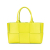Bottega Veneta Yellow Neon Yellow Nappa Leather Leather Small Nappa Maxi Intrecciato Arco Tote Italy