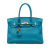 Hermès B Hermès Blue Calf Leather Clemence Birkin Retourne 30 France