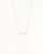 Celine Céline Logo Rhinestone Necklace