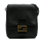 Fendi B Fendi Black Coated Canvas Fabric Zucchino Spalmati Crossbody Italy