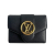 Louis Vuitton Pont 9 Calfskin Grained Leather Folding Wallet Black