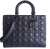 Christian Dior Lady Dior ultramatte black large bag