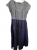 Weekend Max Mara Robe longue en tricot bleu marine