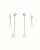 Celine Céline Triomphe Dangling Studs Earrings